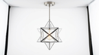 Lyra Star Modern Glass Pendant Light