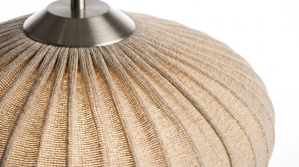 Vibia Knit Fabric Japandi Pendant Light