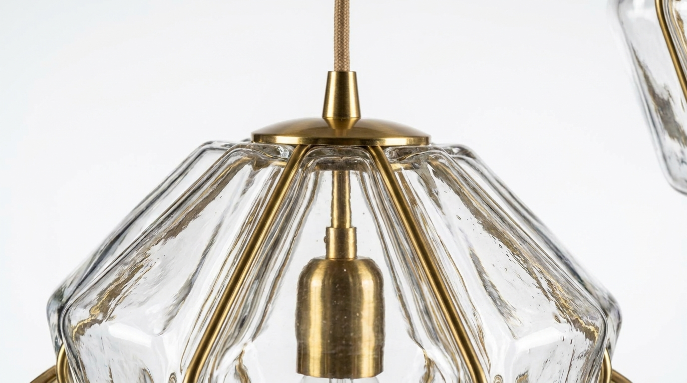 Lyra Star Modern Glass Pendant Light