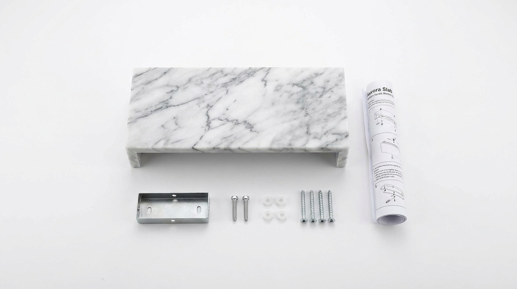 Aurora Slab Modern Nordic Marble Wall Light