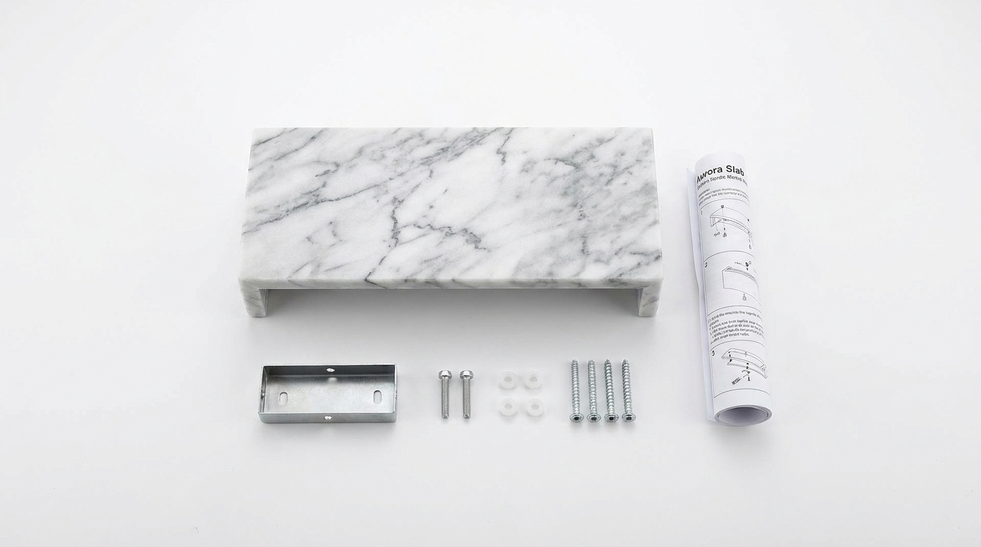 Aurora Slab Modern Nordic Marble Wall Light