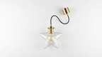 Lyra Star Modern Glass Pendant Light