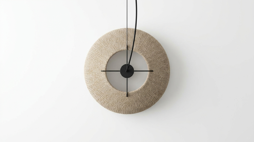 Vibia Knit Fabric Japandi Pendant Light