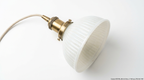 Aurelia Vintage Retro White Jade Glass Pendant Light