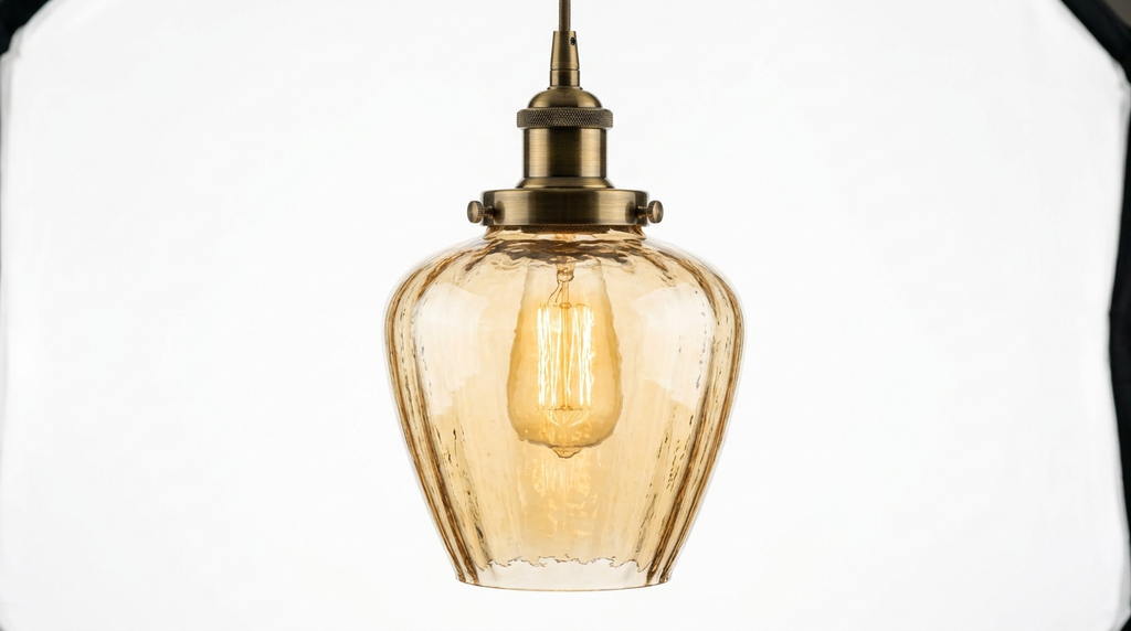 Radiant Lantern Retro Glass Pendant Light