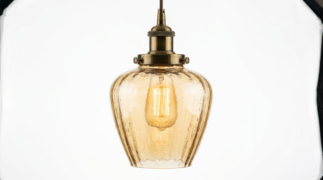 Radiant Lantern Retro Glass Pendant Light