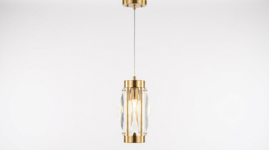 Aurora Luxe Modern Crystal Glass Pendant Light
