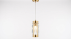 Aurora Luxe Modern Crystal Glass Pendant Light