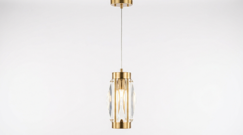 Aurora Luxe Modern Crystal Glass Pendant Light — product view 3