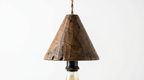 Sora Cone Wabi-Sabi Wood Pendant Light