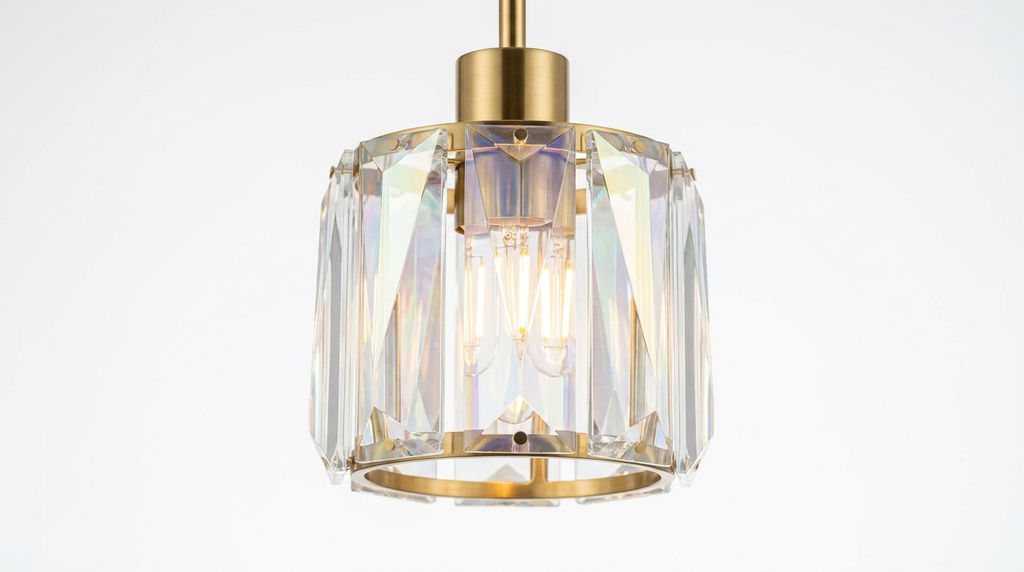 Aurora Luxe Modern Crystal Glass Pendant Light