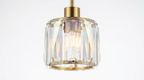 Aurora Luxe Modern Crystal Glass Pendant Light