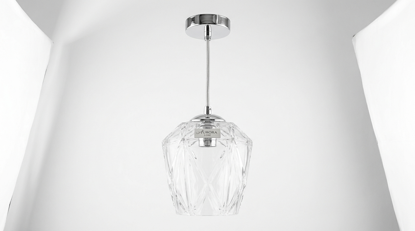 Aurora Luxe Modern Crystal Glass Pendant Light