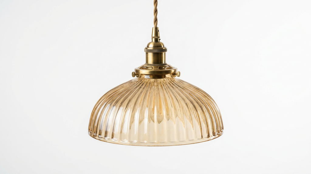 Shanghai Luxe Retro Glass Pendant Light