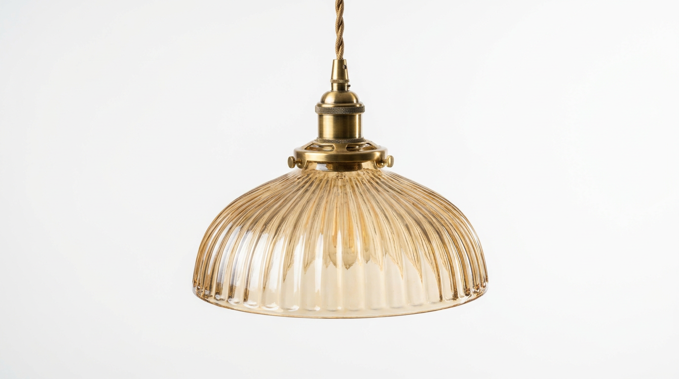 Shanghai Luxe Retro Glass Pendant Light