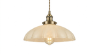 Maison Charm French Cream Glass Pendant Light