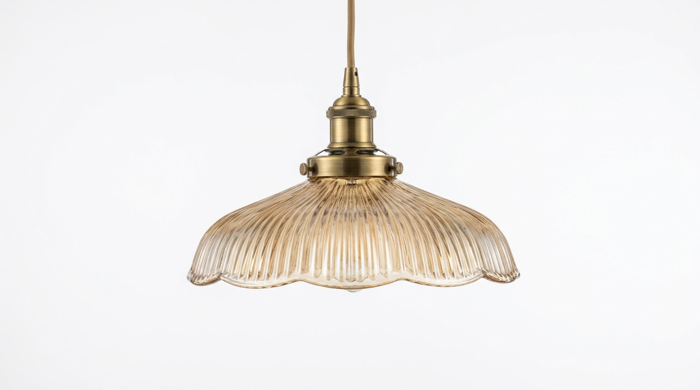 Shanghai Luxe Retro Glass Pendant Light