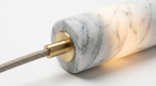 Nordic Long Tube Natural Marble Pendant Light