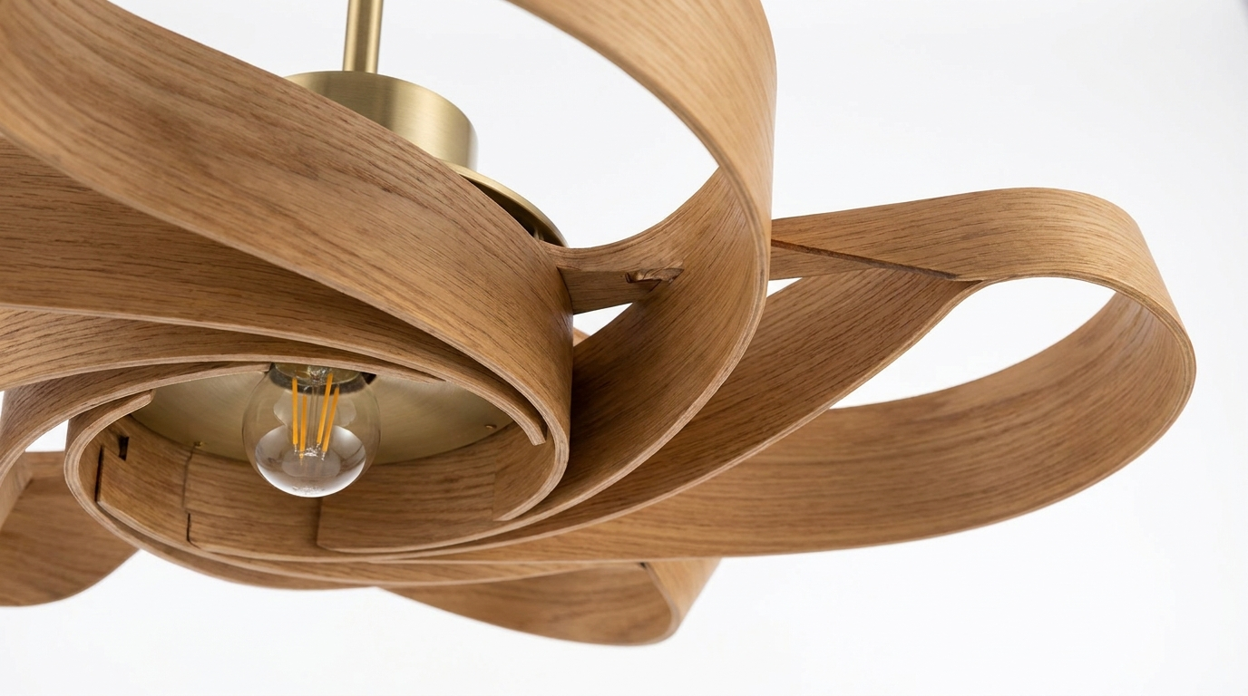 Sora Whisper Sculptural Fan Pendant Light