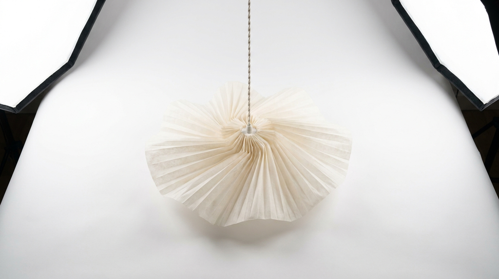 Sora Whisper Sculptural Fan Pendant Light