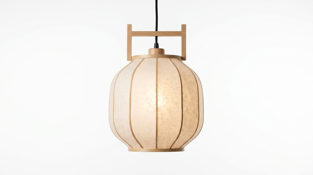 Meiji Rice Paper Japandi Pendant Light