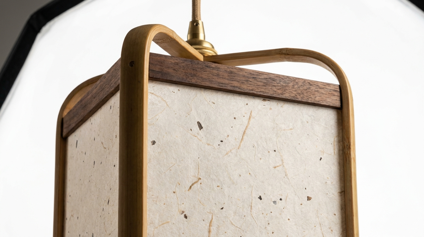 Meiji Rice Paper Japandi Pendant Light