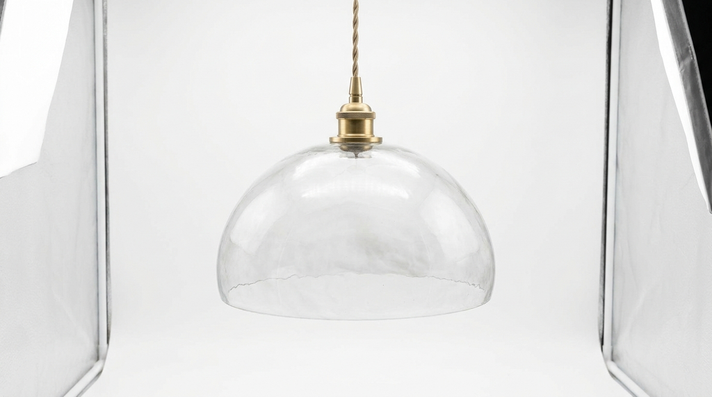 Clued Creative Minimalist Dome Glass Pendant Light