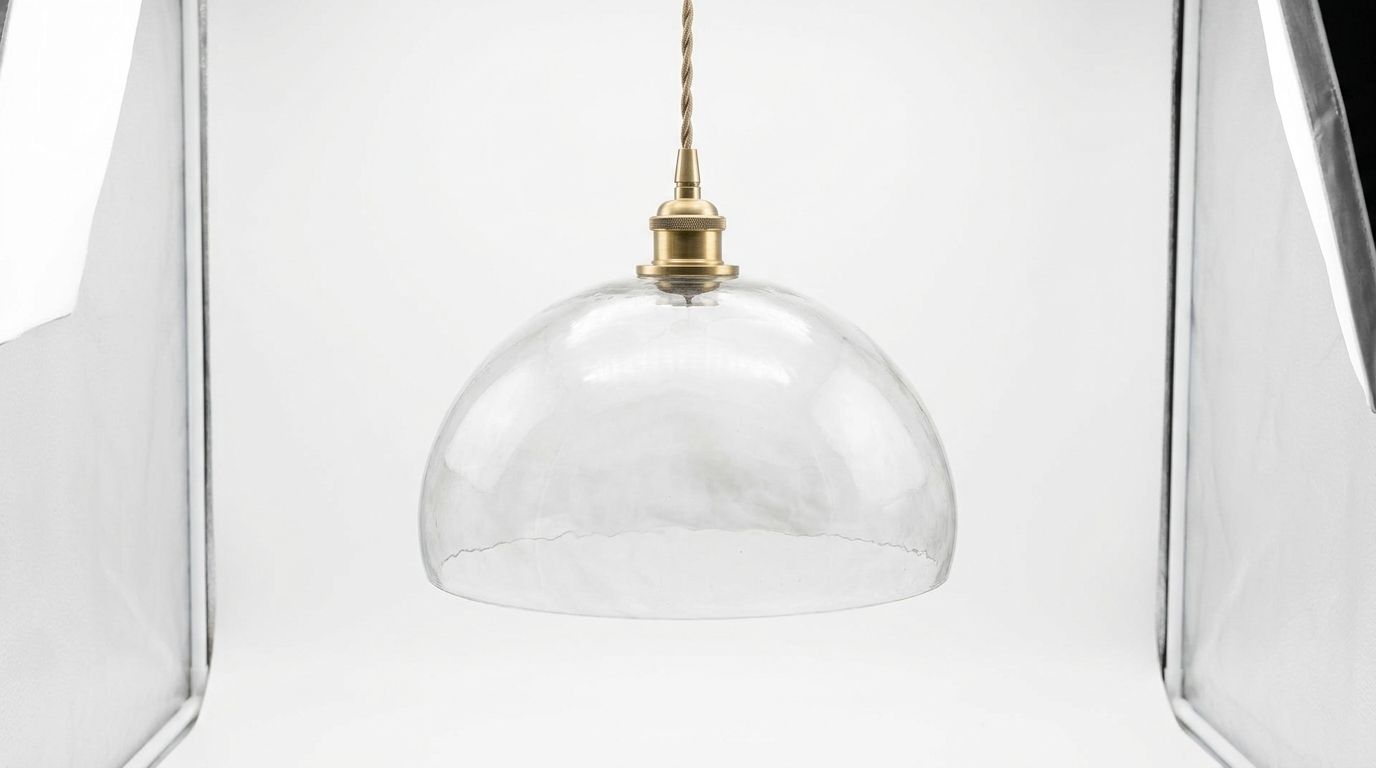 Clued Creative Minimalist Dome Glass Pendant Light