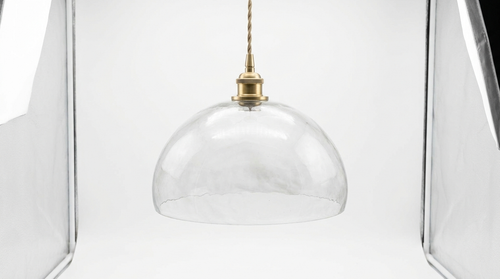 Clued Creative Minimalist Dome Glass Pendant Light
