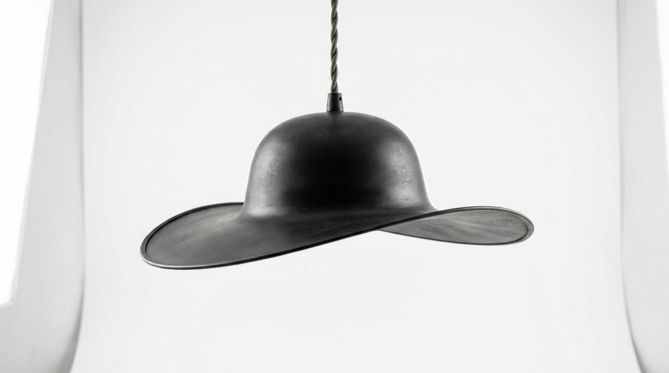 Vivetta Hat French Minimalist Iron Pendant Light