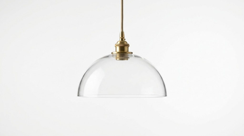 Clued Creative Minimalist Dome Glass Pendant Light