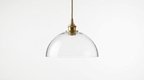Clued Creative Minimalist Dome Glass Pendant Light