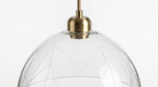 Clued Creative Minimalist Dome Glass Pendant Light