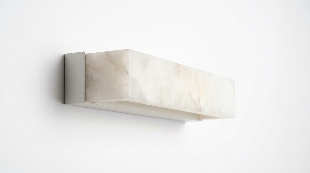Monty Linea Alabaster Minimalist Wall Lamp