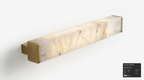 Monty Linea Alabaster Minimalist Wall Lamp