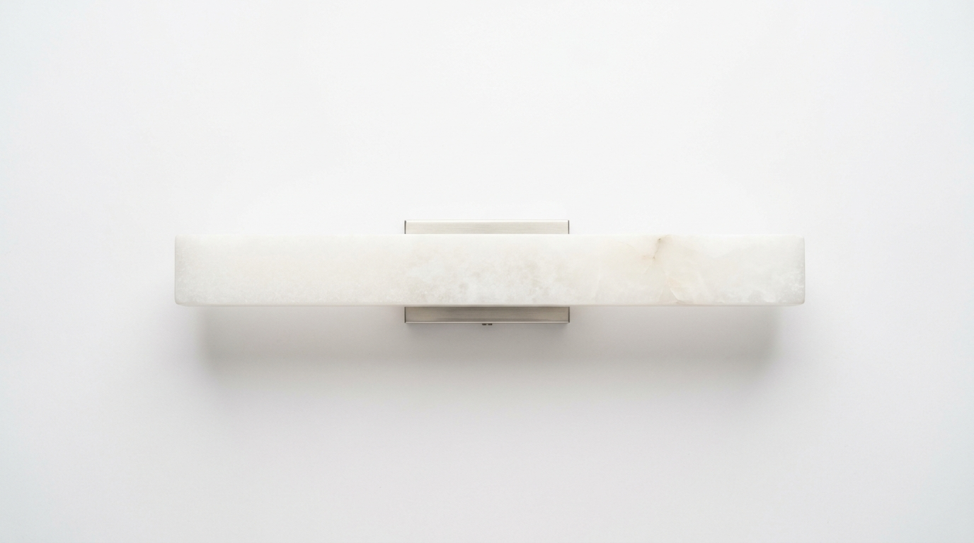 Monty Linea Alabaster Minimalist Wall Lamp