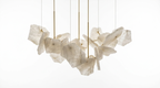 Aurelia Alabaster Cluster Sculptural Pendant Chandelier