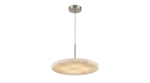 Celesto Disc Alabaster Minimalist Pendant Light