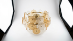 Lucea Bloom Retro Glass Round Chandelier
