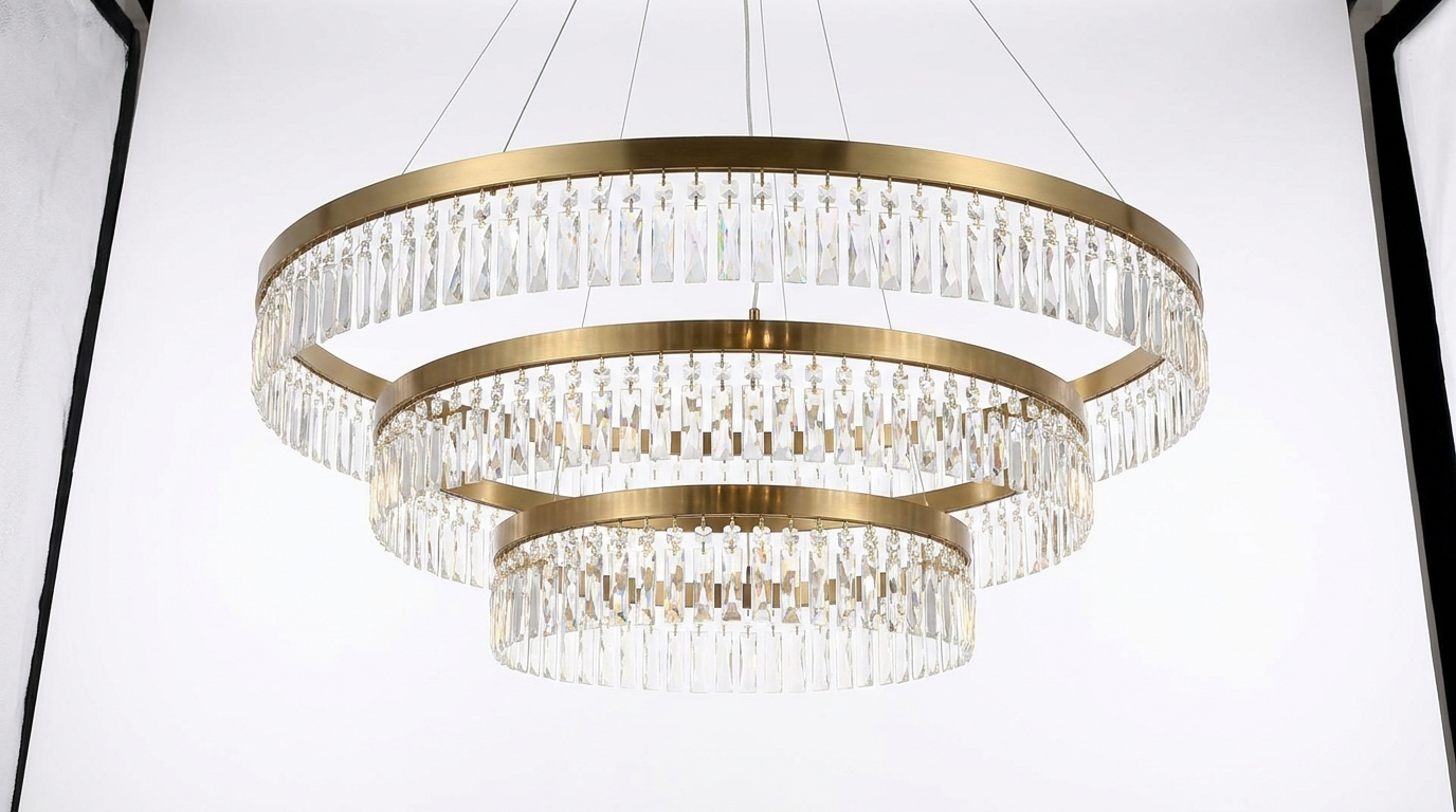 Nordic Ring Crystal Chandelier