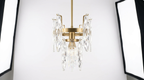 Nordic Crystal Leaf Chandelier