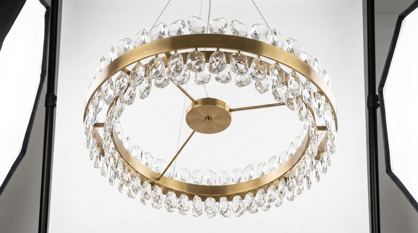 Nordic Ring Crystal Chandelier