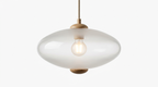 Jupiter Japandi Glass Pendant Light