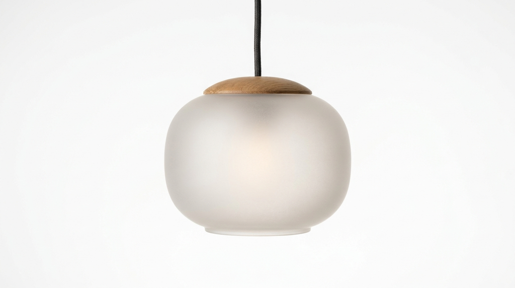 Jupiter Japandi Glass Pendant Light
