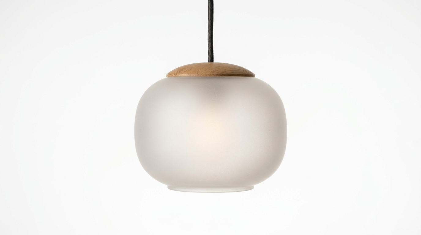 Jupiter Japandi Glass Pendant Light