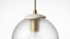 Jupiter Japandi Glass Pendant Light