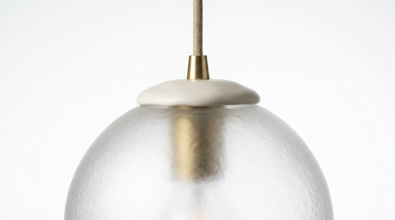Jupiter Japandi Glass Pendant Light