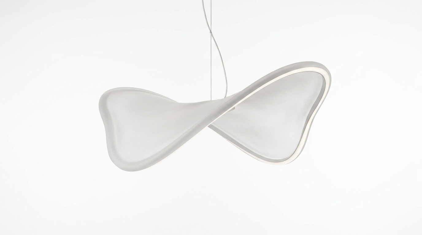 Yumi Sculptural Resin Elegance Minimalist Pendant Light