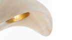 Yumi Sculptural Resin Elegance Minimalist Pendant Light