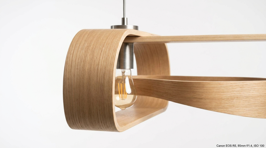 Birken Nordic Wood and Zinc Pendant Light